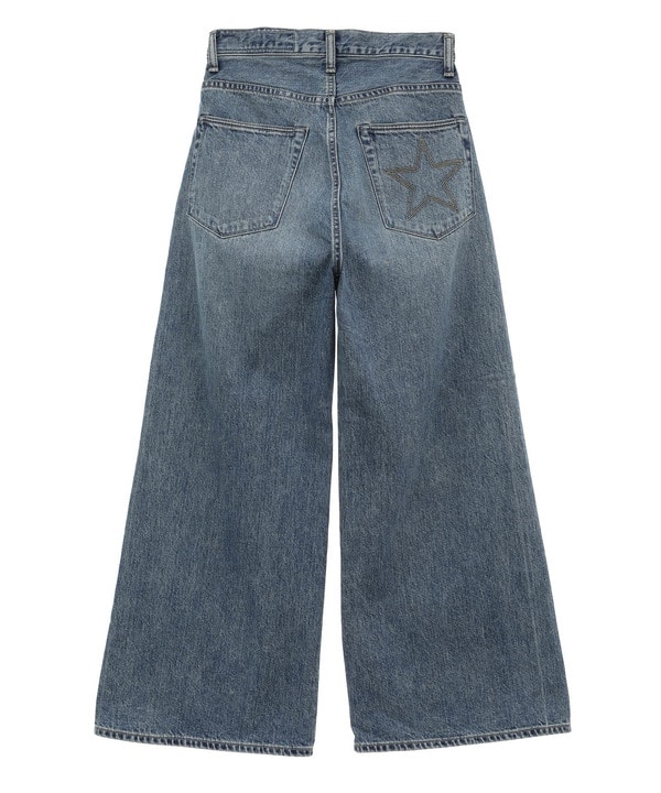 【KURO】WIDE DENIM PANTS LIGHT INDIGO (WOMEN'S) 詳細画像 11