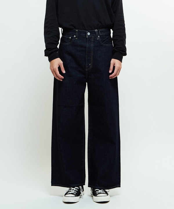 【KURO】WIDE DENIM PANTS INDIGO 詳細画像 4