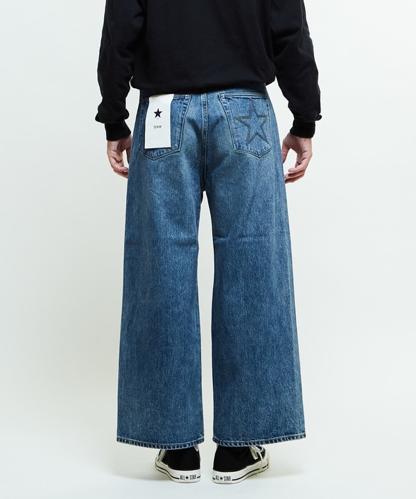 【KURO】WIDE DENIM PANTS LIGHT INDIGO 詳細画像 6