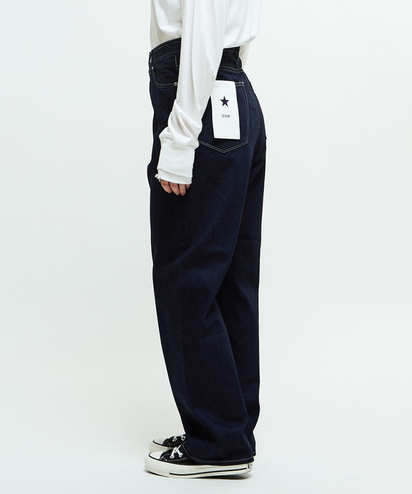 【KURO】STANDARD DENIM PANTS INDIGO (WOMEN'S) 詳細画像 2