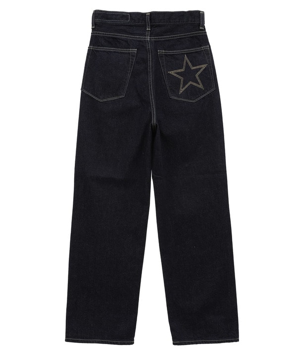 【KURO】STANDARD DENIM PANTS INDIGO (WOMEN'S) 詳細画像 7