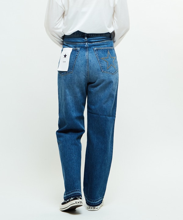 【KURO】STANDARD DENIM PANTS LIGHT INDIGO (WOMEN'S) 詳細画像 1