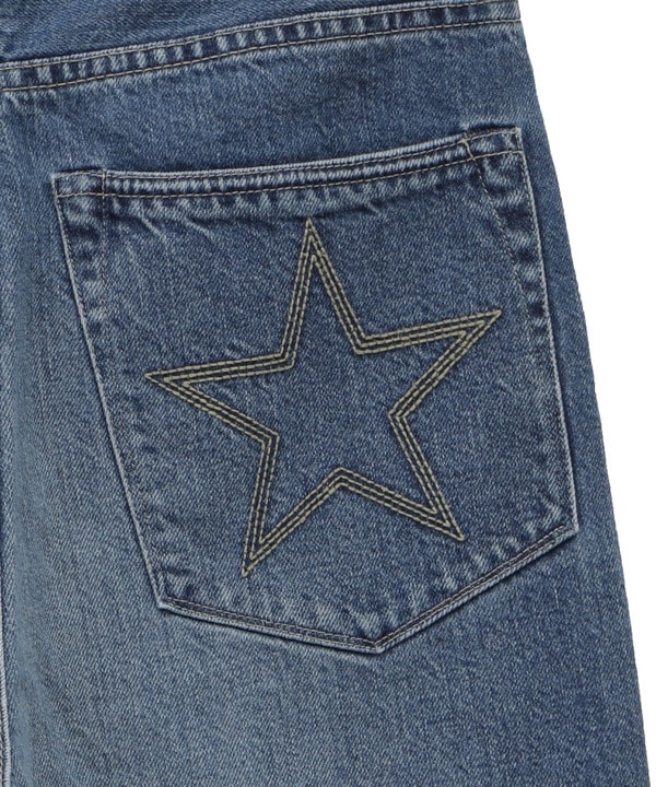 【KURO】STANDARD DENIM PANTS LIGHT INDIGO (WOMEN'S) 詳細画像 14