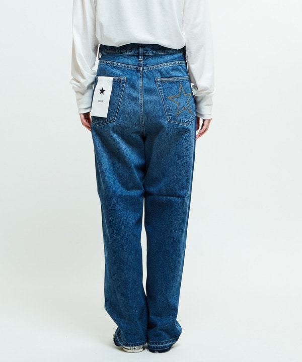 【KURO】STANDARD DENIM PANTS LIGHT INDIGO (WOMEN'S) 詳細画像 7