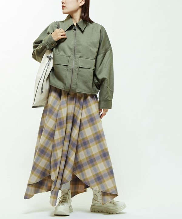 【PENDLETON】STAR★ CUT FLANNEL CHECKED SKIRT 詳細画像 17