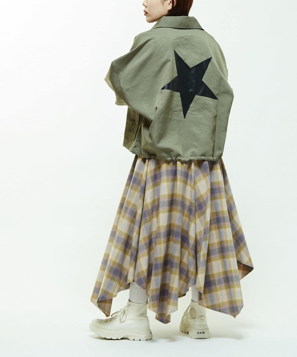 【PENDLETON】STAR★ CUT FLANNEL CHECKED SKIRT 詳細画像 18