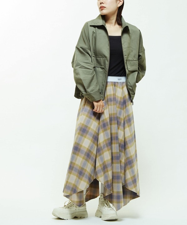 【PENDLETON】STAR★ CUT FLANNEL CHECKED SKIRT 詳細画像 19