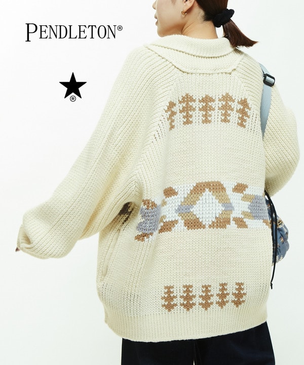 【PENDLETON】LOWGAGE COWICHAN SWEATER 詳細画像 ホワイト 1