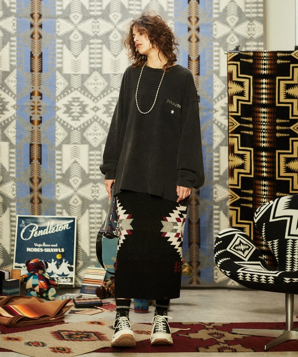 【PENDLETON】KNIT NARROW SKIRT 詳細画像 8