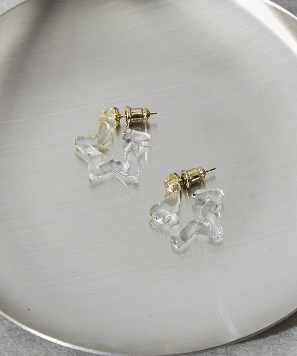 【CONVERSE TOKYO × HARIO Lampwork Factory】STAR★ CUT GLASS PIERCE 詳細画像 ゴールド 1