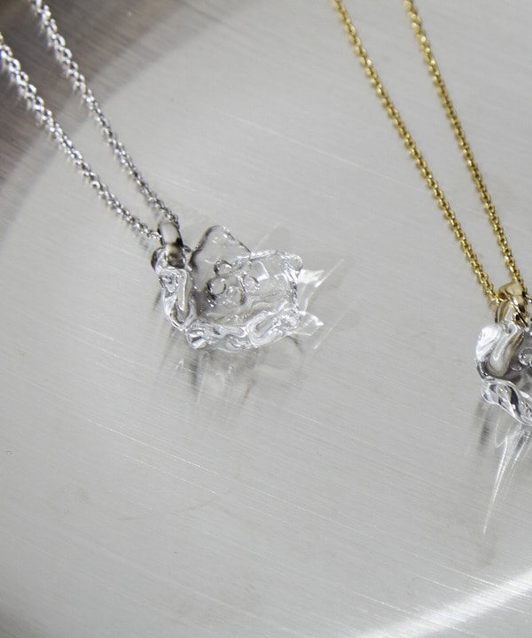 【CONVERSE TOKYO × HARIO Lampwork Factory】STAR★FLOWER GLASS NECKLACE 詳細画像 シルバー 1