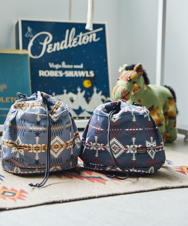 【CONVERSE TOKYO ✕ PENDLETON】DRAWSTRING SHOULDER BAG 詳細画像 1