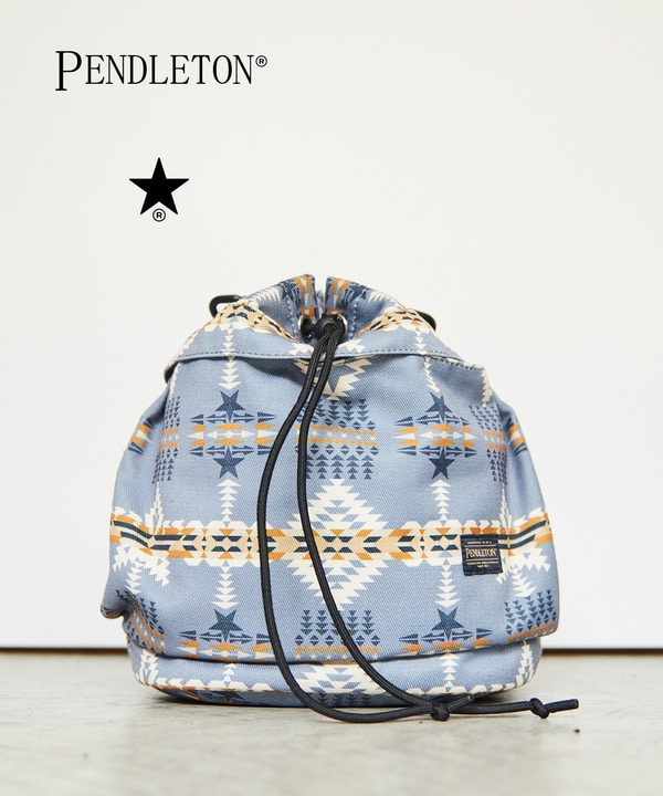 【PENDLETON】DRAWSTRING SHOULDER BAG 詳細画像 グレー 1