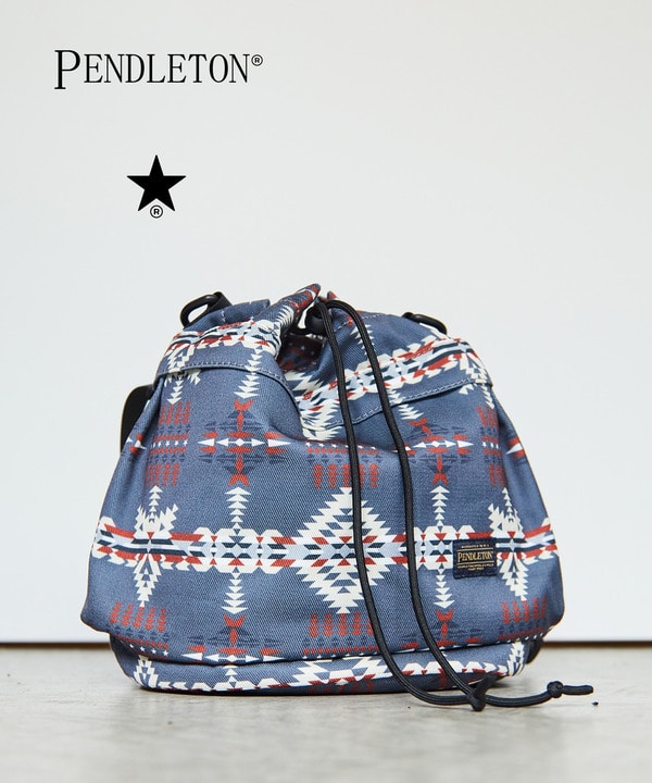 【PENDLETON】DRAWSTRING SHOULDER BAG 詳細画像 チャコールグレー 1