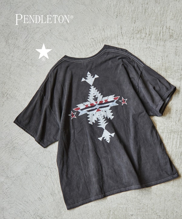 【PENDLETON】BACK PRINT TEE 詳細画像 ブラック 1