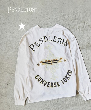 【CONVERSE TOKYO ✕ PENDLETON】BACK PRINT LONGSLEEVE TEE