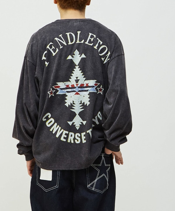 【CONVERSE TOKYO ✕ PENDLETON】BACK PRINT LONGSLEEVE TEE 詳細画像 10