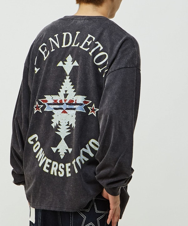 【CONVERSE TOKYO ✕ PENDLETON】BACK PRINT LONGSLEEVE TEE 詳細画像 11