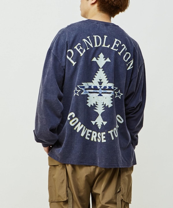 【CONVERSE TOKYO ✕ PENDLETON】BACK PRINT LONGSLEEVE TEE 詳細画像 14