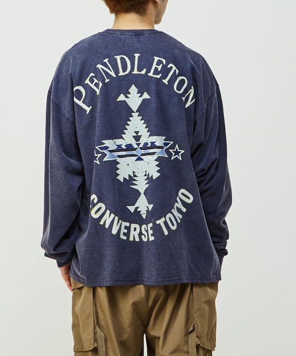 【CONVERSE TOKYO ✕ PENDLETON】BACK PRINT LONGSLEEVE TEE 詳細画像 15