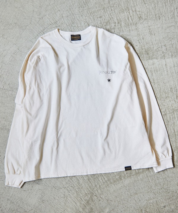 【CONVERSE TOKYO ✕ PENDLETON】BACK PRINT LONGSLEEVE TEE 詳細画像 4