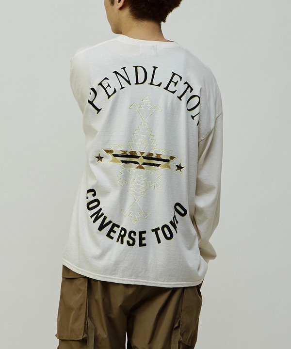 【CONVERSE TOKYO ✕ PENDLETON】BACK PRINT LONGSLEEVE TEE 詳細画像 7