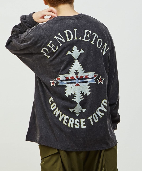 【CONVERSE TOKYO ✕ PENDLETON】BACK PRINT LONGSLEEVE TEE 詳細画像 9