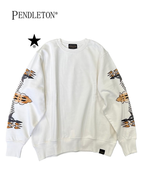 【PENDLETON】BACK PRINT SWEAT 詳細画像 ホワイト 1