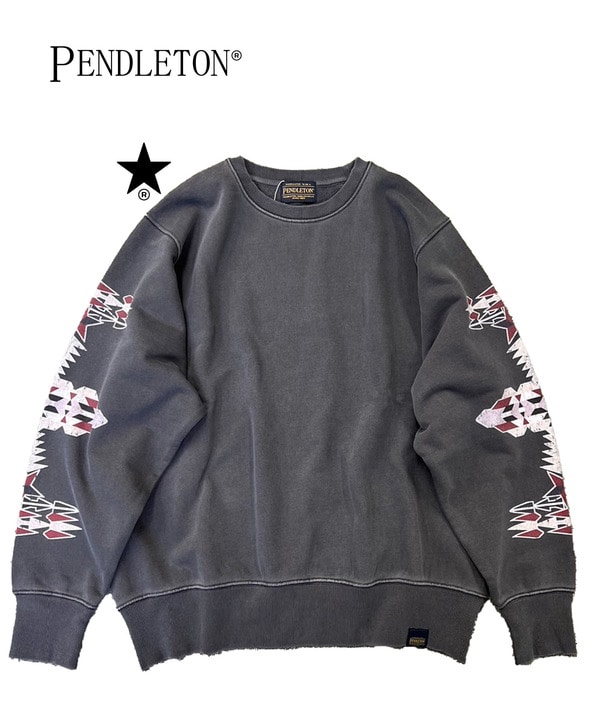 【PENDLETON】BACK PRINT SWEAT 詳細画像 ブラック 1