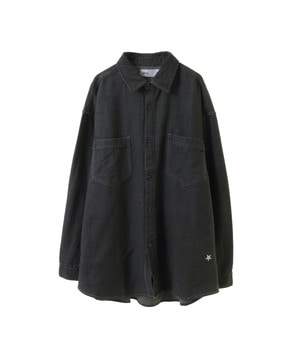 STAR★ PATCH DENIM SHIRT