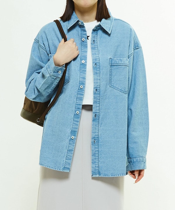 STAR★ PATCH DENIM SHIRT 詳細画像 6