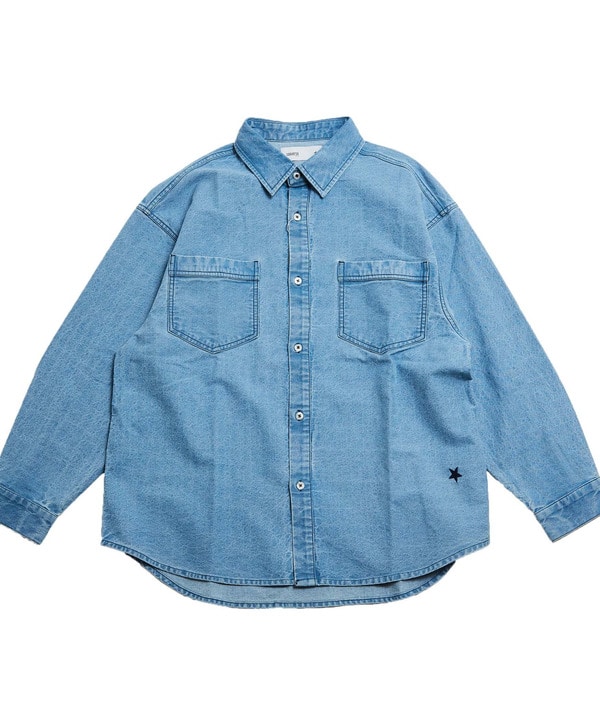 STAR★ PATCH DENIM SHIRT 詳細画像 7