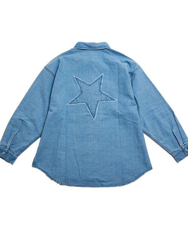 STAR★ PATCH DENIM SHIRT 詳細画像 8