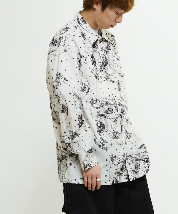 CONSTELLETION OPEN COLLAR SHIRTS 詳細画像 アイボリー 1