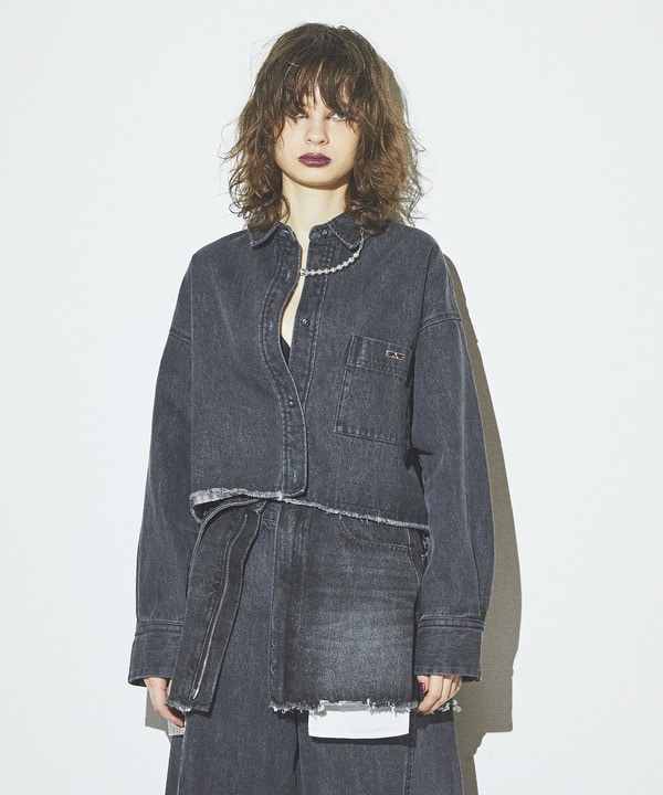 【HL】DENIM SHORT SHIRT JACKET 詳細画像 3