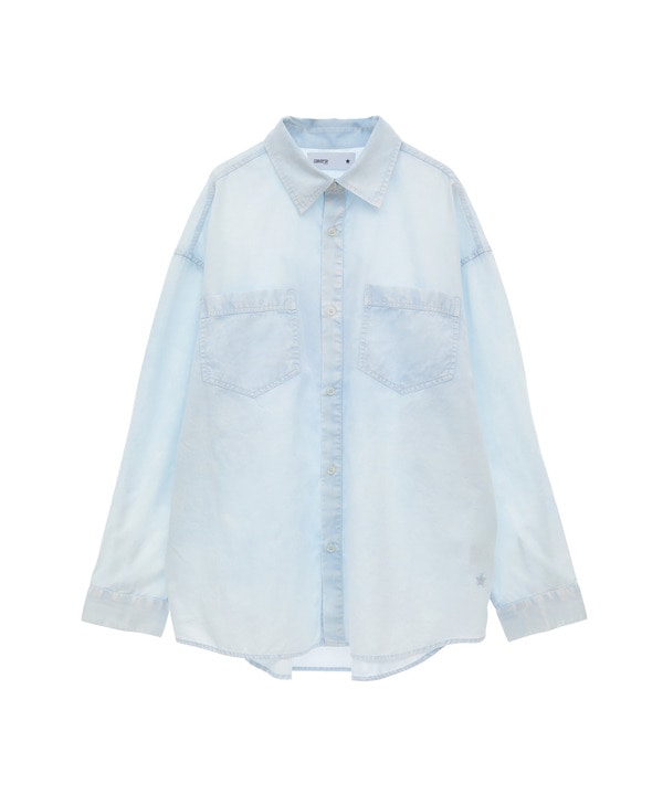 ACID WASH STAR★ PATCH OVER SHIRT 詳細画像 21