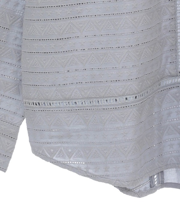 LACE CAMBRIC PATCHWORK SHIRT 詳細画像 24