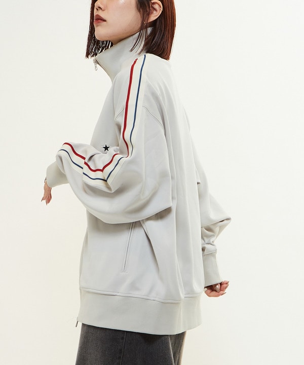 LINE LOOSE TRACK JACKET(UNISEX) 詳細画像 2