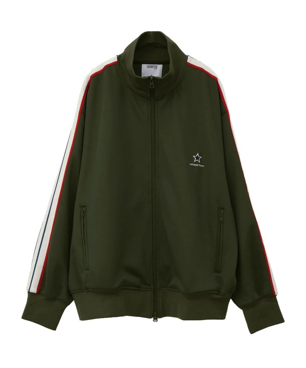 LINE LOOSE TRACK JACKET(UNISEX) 詳細画像 オリーブ 1