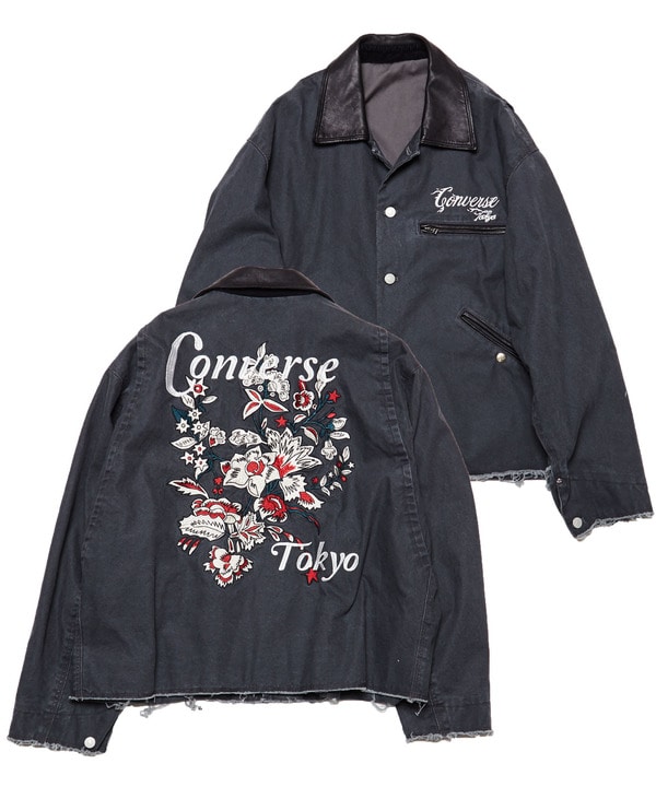 EMBROIDERY DETROIT JACKET 詳細画像 チャコールグレー 1