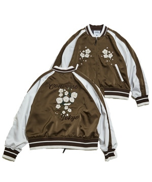 SATIN SHORT SOUVENIR JACKET