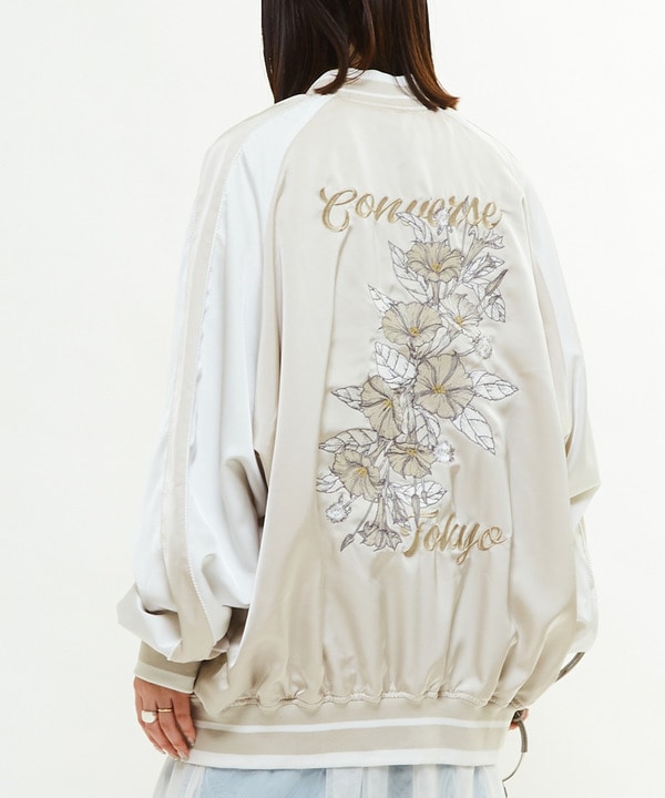 SATIN OVERSIZE SOUVENIR JACKET 詳細画像 11