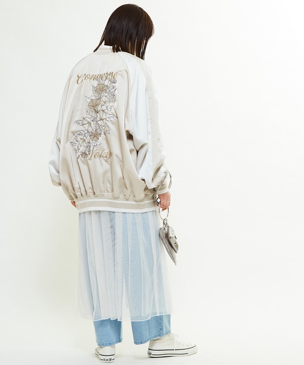 SATIN OVERSIZE SOUVENIR JACKET 詳細画像 13