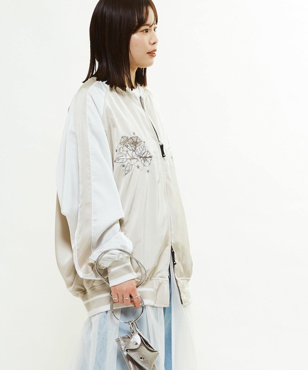 SATIN OVERSIZE SOUVENIR JACKET 詳細画像 22