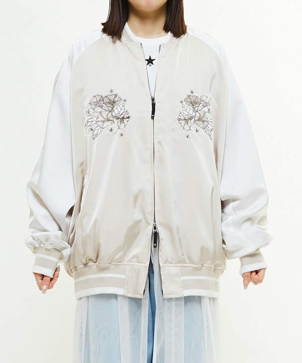 SATIN OVERSIZE SOUVENIR JACKET 詳細画像 29