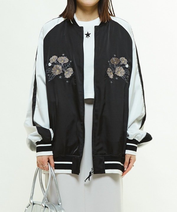 SATIN OVERSIZE SOUVENIR JACKET 詳細画像 7