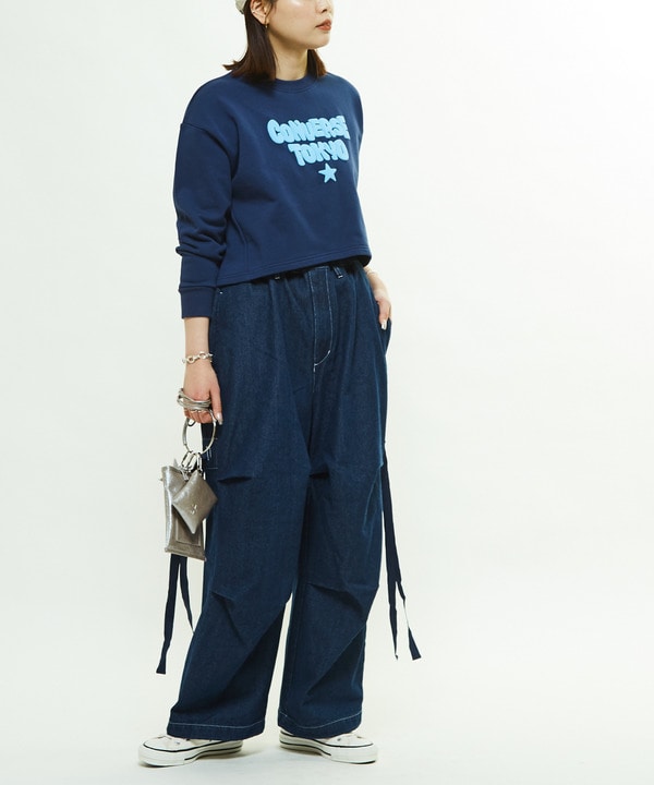 DENIM WIDE CARGO PANTS 詳細画像 6