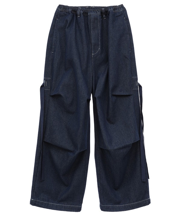 DENIM WIDE CARGO PANTS 詳細画像 7