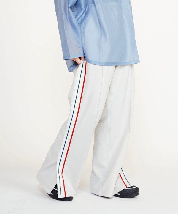 SIDE LINE LOOSE TRACK PANTS 詳細画像 ライトグレー 1