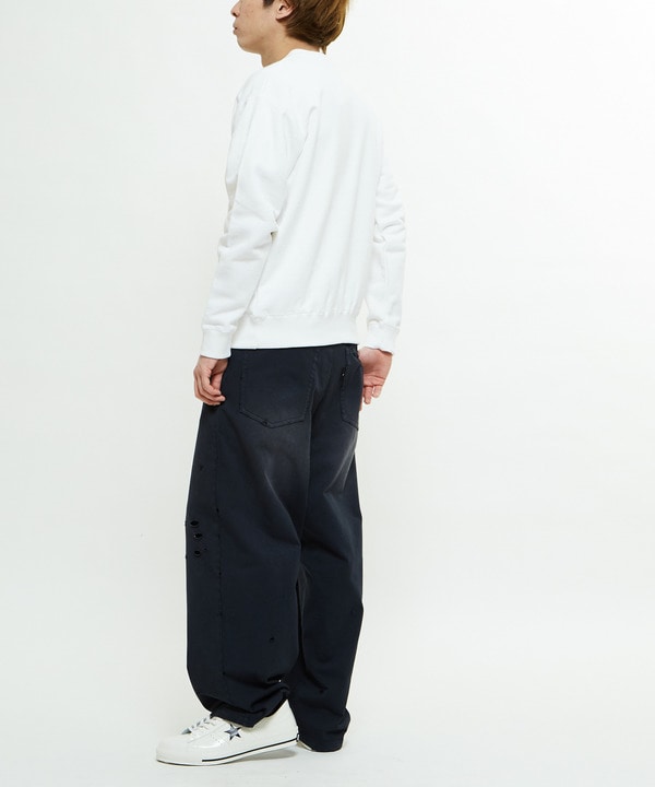 PIGMENT DYE DISTRESSED SWEAT PANTS 詳細画像 6